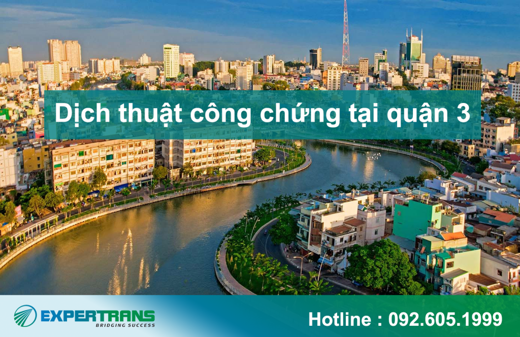 dịch thuật công chứng tại quận 3