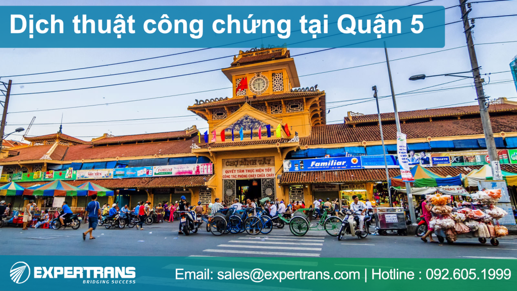 Dịch thuật công chứng quận 5