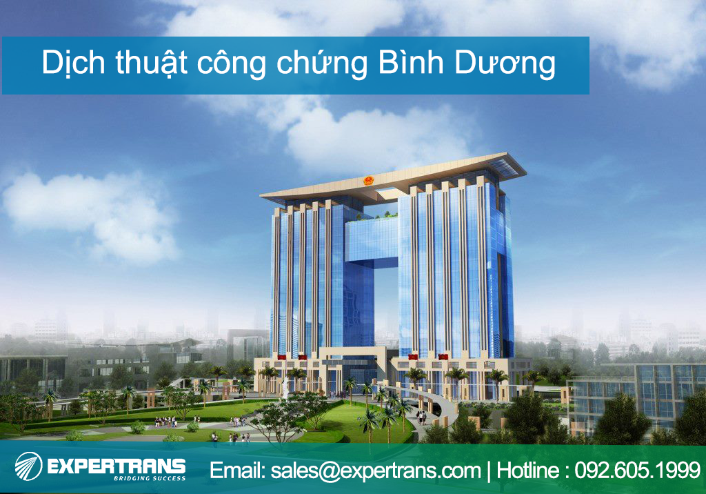 dịch thuật công chứng bình dương